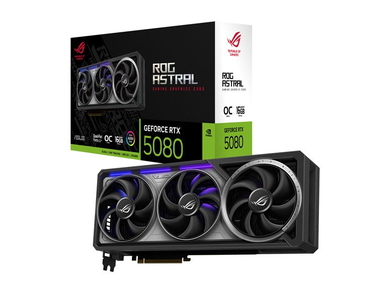 ASUS GeForce RTX 5080 ROG Astral OC 16GB GDDR7 Graphics Card