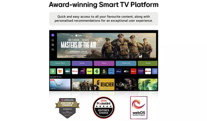 LG 43UR78006LK TV 109.2 cm (43") 4K Ultra HD Smart TV Wi-Fi Black