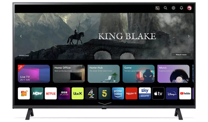 LG 43UR78006LK TV 109.2 cm (43") 4K Ultra HD Smart TV Wi-Fi Black