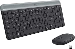 LOGITECH MK470 Wireless Keyboard and Mouse Set - Graphite