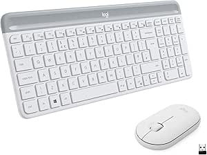 Slim Keyboard+Mouse Combo MK470 OFFWHITE