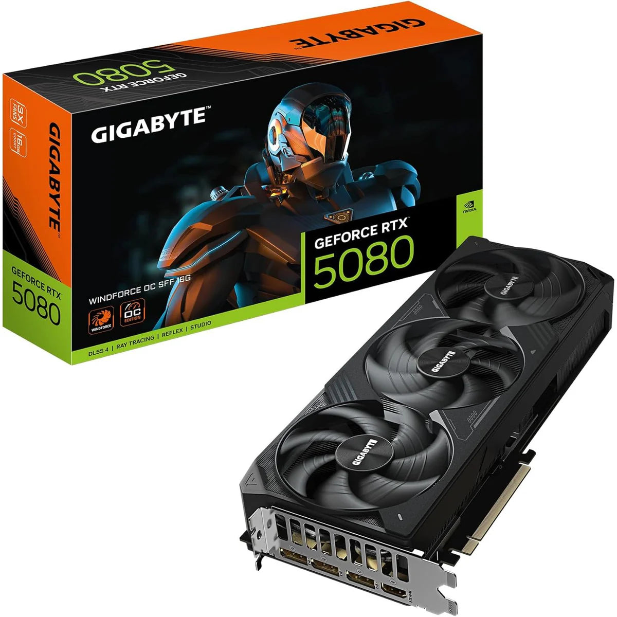 Gigabyte GeForce RTX 5080 WINDFORCE OC SFF 16G Graphics Card